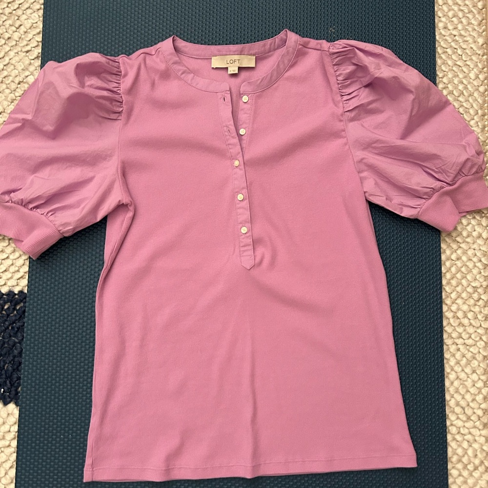 Puff sleeve top